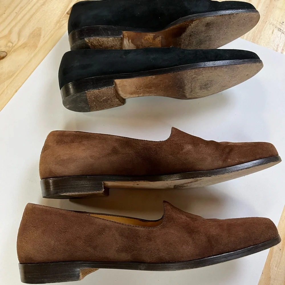 Two pairs of very nice Cole Haan suede flats. - Picture 5 of 5